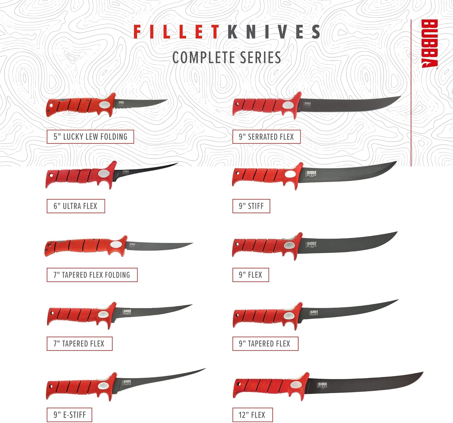Bubba 9 Inch Tapered Flex Fillet Knife